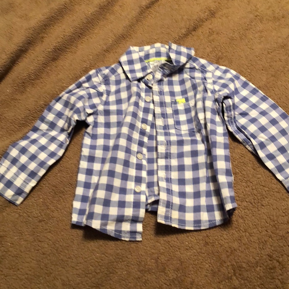Little boys button up